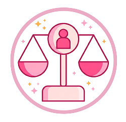 ícone de balança representando jurídico e conformidade regulatória